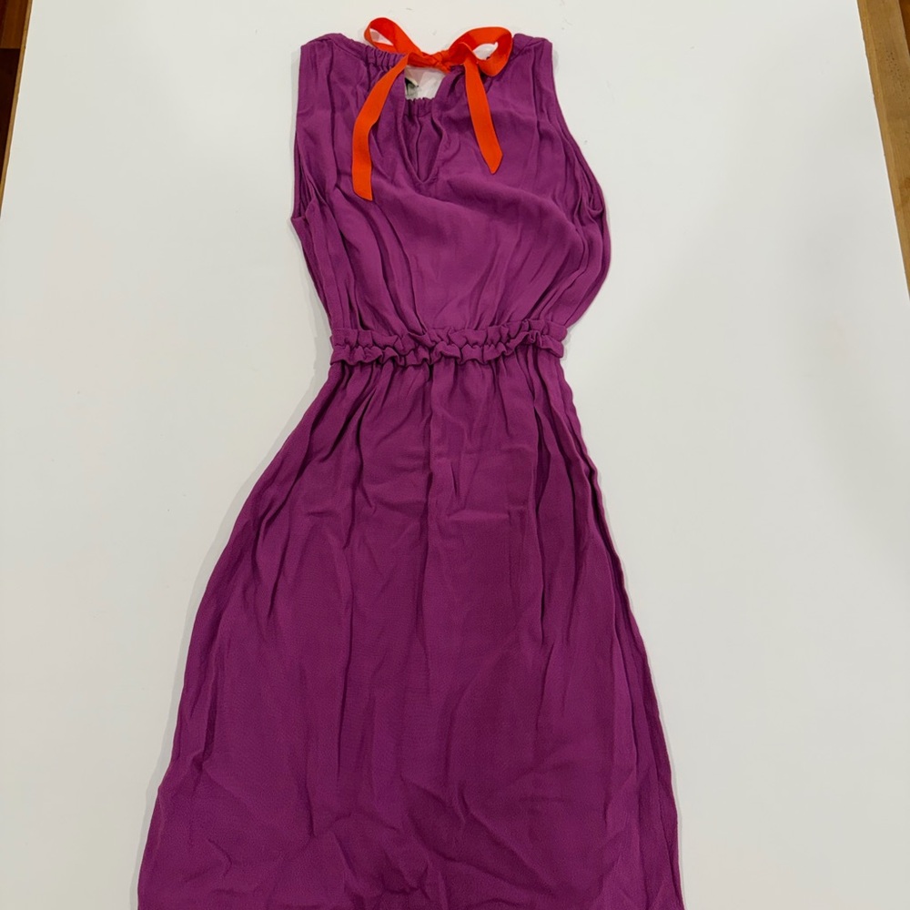 Kate Spade Purple Dress with Red Accent
